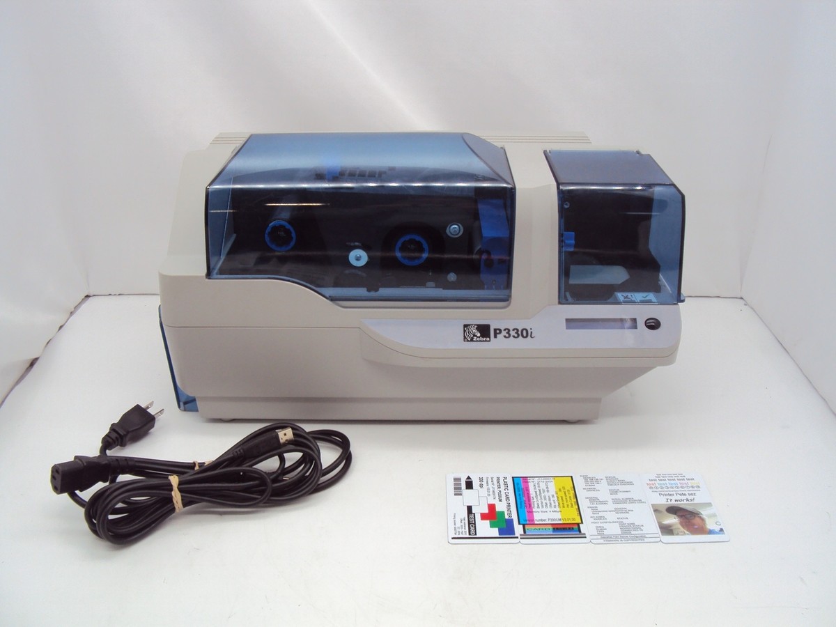 Zebra P330i ID Card Printer USB Ethernet RFID Dye Zebra P330i ID Card Printer USB Ethernet RFID Dye