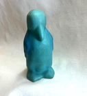 Van Briggle Turquoise Penguin Figurine 4" tall