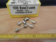 4 pcs GMC-1.5A 250V 1.5A GMC1.5A BUSS BUSSMANN FUSES GMC1.5 GMC1.5A BK/GMC-1.5A