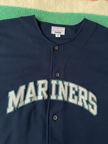 Vintage 90s Starter Seattle Mariners Alex Rodriguez Arod #3 Jersey Size 3X XXXL - Picture 7 of 8