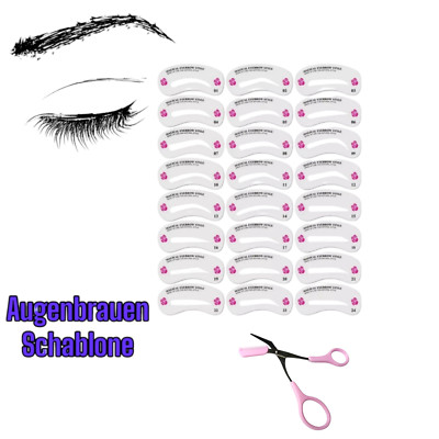Augenbrauen Schablonen Set Augenbrauenschere Augenbrauen Form Styling Trend