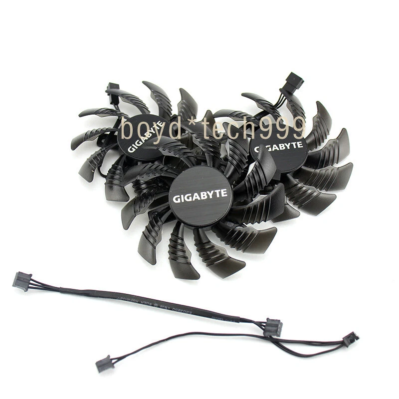 GPU Cooling  Fan For Gigabyte PLD08010S12H GV-N970G1 GTX 970 GTX970 GV-N970WF3 - Image 2 of 4