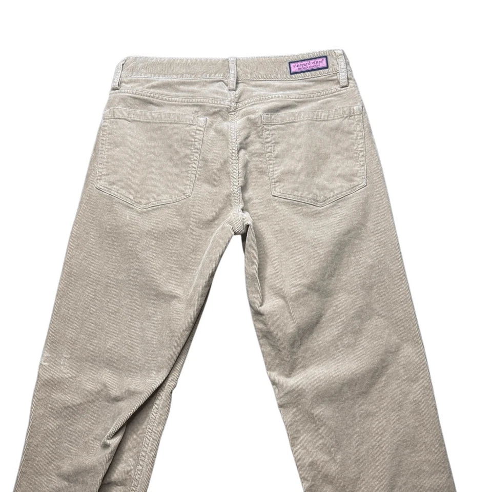 Vineyard Vines Slim Pant Corduroy Khaki Pants Womens 28x32 - Image 4 of 4