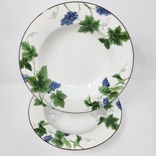 2 Mikasa Vineyard Soup Bowls Optima Y4004 Vintage 9 2 Mikasa Vineyard Soup Bowls Optima Y4004 Vintage 9