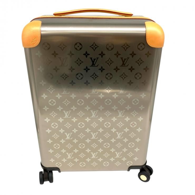 AUTHENTIC LOUIS VUITTON Monogram M42667 Horizon 55 suitcase Silver thumbnail 3