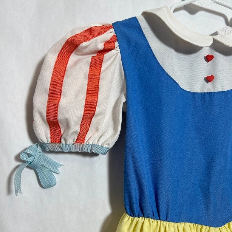 VTG 70s Snow White Costume Girls 6X Disney Wear Embroidered Dopey Dwarf - Image 4 of 4