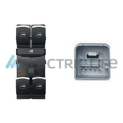 Schalter Fensterheber ELECTRIC LIFE ZRVKB76007 für VW GOLF 6 5K1 PLUS 5 5M1 521