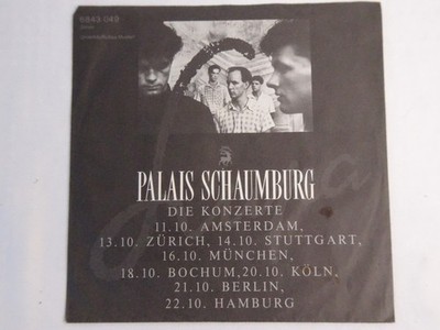 Palais Schaumburg - Lupa Promo one side Vinyl 7 