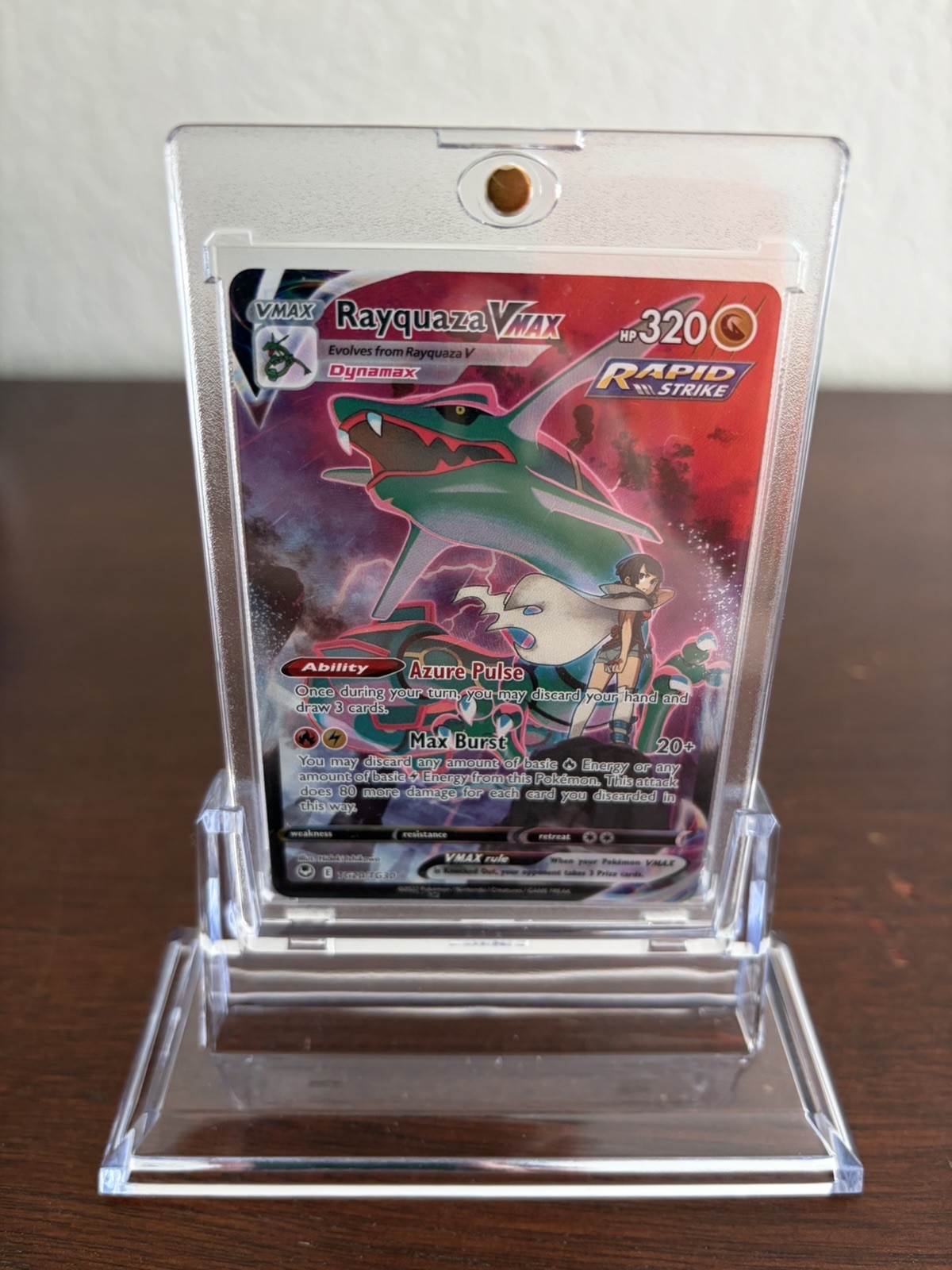 Pokemon Silver Tempest - Rayquaza VMAX TG20 - NM/Mint!