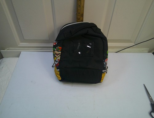Bolsa de almuerzo Super Mario Nintendo aislada 2 compartimentos fiambrera con cremallera - Imagen 2 de 2