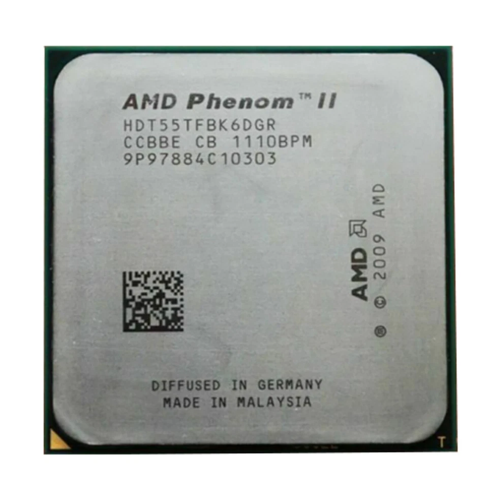 AMD Phenom II X6 1055T Processor 2.8GHz HDT55TFBK6DGR Socket AM3 CPU 95W 667MHz - Image 4 of 4