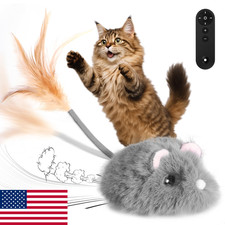 Pawingcat Remote Control Cat Mouse Toy - Interactive Moving Toy for Indoor Cats