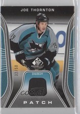 2006-07 SP Game Used Edition Authentic Fabrics 32/50 Joe Thornton Patch HOF 0f2