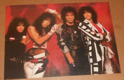 Kiss 1988 Poster 2-Sided 21.5x16 Band Shot | eBay