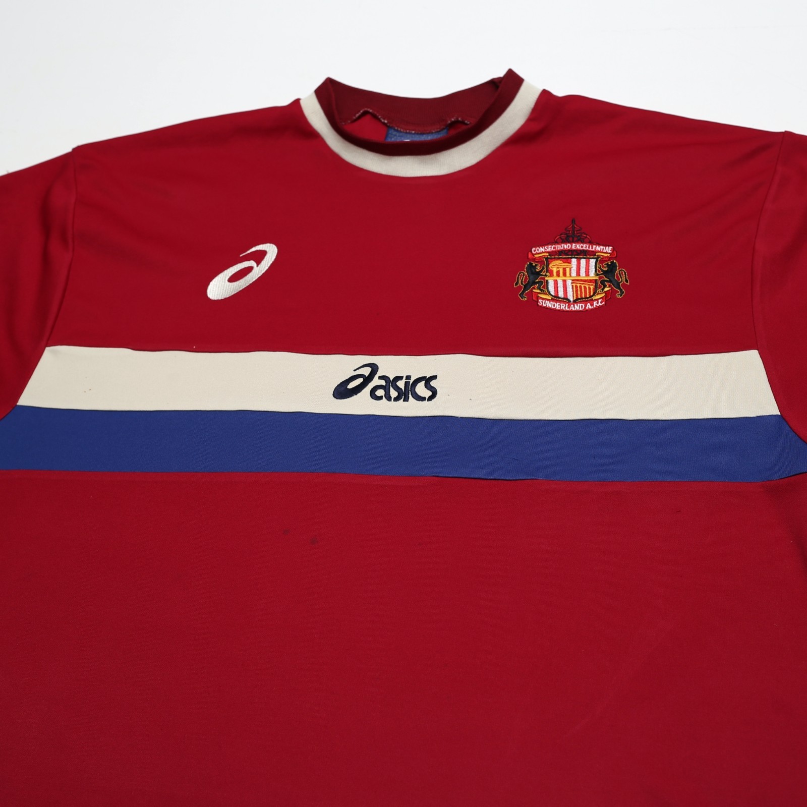 1997/99 Sunderland Vintage Asics Football Training Shirt (XL) thumbnail 3