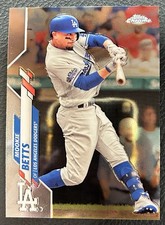 Topps Chrome Mookie Betts #100 Los Angeles Dodgers MLB Baseball 2020