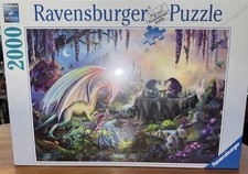 Ravensburger Dragon Valley 2000 pc puzzle, Rose Kahn artist USED