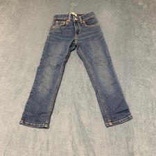 Levi's 511 Slim Fit Jeans Boys 6 Blue Denim Cotton Stretch Casual Straight Leg