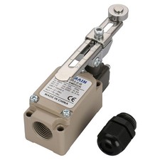 Baomain Adjustable Rotary Roller Lever Limit switch WLCA12-2-Q Momentary...