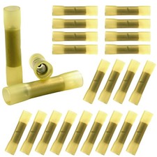 24 Pcs Heat Shrink Butt Connectors 8 AWG Insulated Waterproof Crimp Terminal