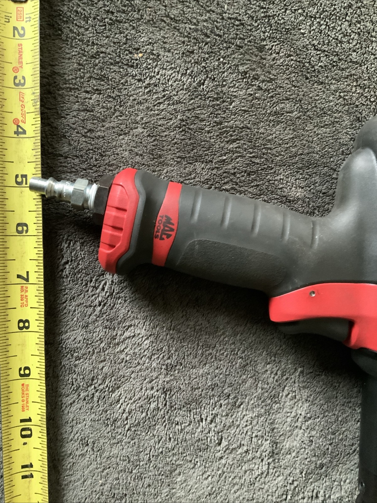 Mac Tools Mph1911, Long Barrel Air Hammer, Used, Works Fine…red..
