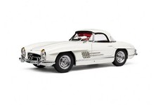 MERCEDES BENZ 300SL ROADSTER SPIDER HARD-TOP CLOSED (W198) 1954 1/18 White CMC