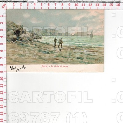C9787 ROME OLD 1906 CAVES OF NERONE ILLUSTRATOR CAVES ILLUSTRATOR