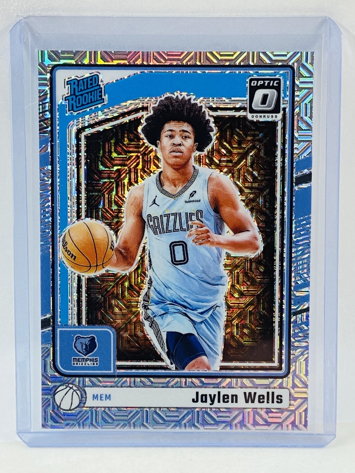 2024-25 Panini Donruss Optic Jaylen Wells Rated Rookie Choice #252