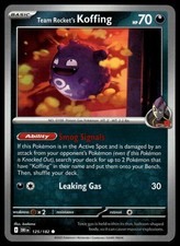 SV10: Destined Rivals #125/182 Team Rocket's Koffing Pokemon tcg