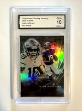2020 Panini Illusions Justin Jefferson Rookie RC #22 PGA 10 GEM MINT Rookie Card. rookie card picture