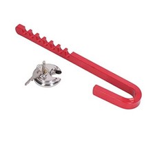 Anti Theft Trailer Wheel Lock Steel Universal J Type, Key Lock, Anti Theft,