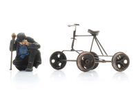 Artitec 387.608 - 1:87: Fahrraddraisine + Figur - Neu + Ovp