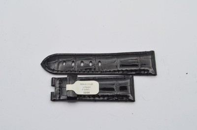 OFFICINE PANERAI LEDER ARMBAND SCHWARZ 22MM FÜR DORNSCHLIESSE 20MM 2