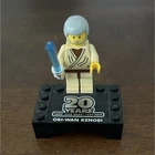 LEGO Star Wars 20th Anniversary Obi-Wan Kenobi Minifigure w/ Lightsaber + Stand