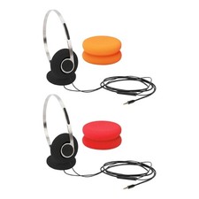 Headphones with Cable Entry on One Side & Sound-Level Controls for Music Online