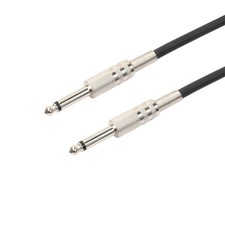 10m 1/4 inch 6.35mm Male to Male Shielded Jack Mono Plugs Audio Patch Cable