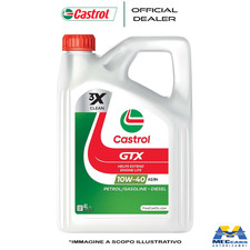 CASTROL GTX ULTRACLEAN 10W40 OLIO MOTORE SINTETICO BENZINA DIESEL A3 B4 | 4 LT