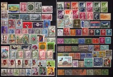 A SAISIR joli lot de timbres du MONDE - Pays de L à P, oblitérés tous différents