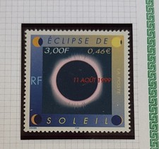 Timbre France Neuf 1999 ÉCLIPSE DE SOLEIL