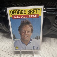 Topps 1986 All-Star George Brett #714 Kansas City Royals Baseball Card