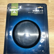 JL Audio SGRU-6 Grille for 6.5" W3v3 subwoofers 6" Black metal mesh NEW