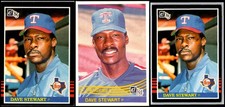 1984 Donruss Dave Stewart (3) Card Lot - THE RAREST EDITION – FEW WILL EVER O...