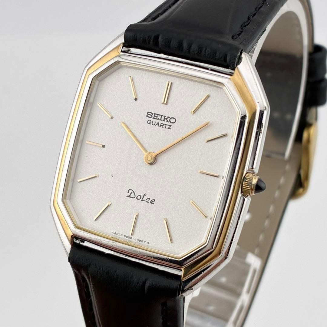 Dolce Size Strap Octagon Watch 6020 Battery 18cm SEIKO Replaced 5930 New - VintageWatches.PK Dolce Size Strap Octagon Watch 6020 Battery 18cm SEIKO Replaced 5930 New - vintagewatches.pk