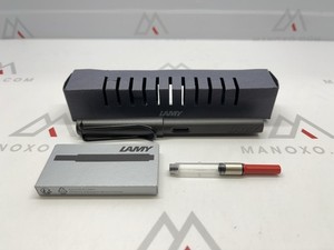 Lamy Safari Fountain Pen, Charcoal Broad Nib (L17B), L17B