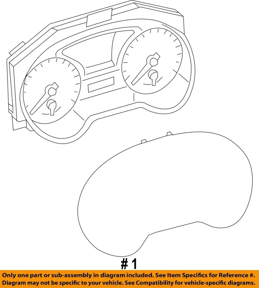 Speedometer Cluster MPH Fits 18-20 INFINITI QX60 5047369 - Image 3 of 3