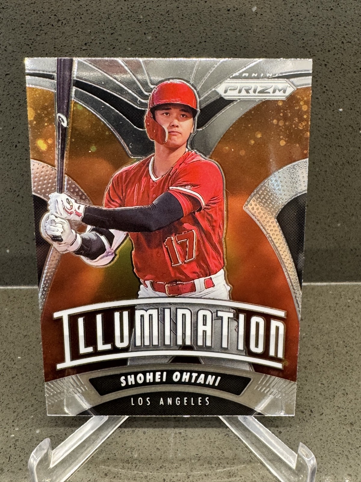 Shohei Ohtani #I-11 Baseball Cards 2020 Panini Prizm Illumination trading card — raw and PSA graded price guide