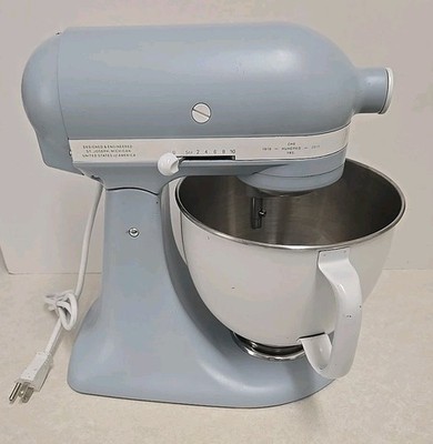 KitchenAid 100th Anniversary Edition 5Q Tilt-Head Mixer Misty Blue