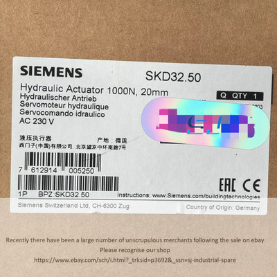 Brand new Siemens SKD32.50 Hydraulic Actuator SKD32.50 SKD3250