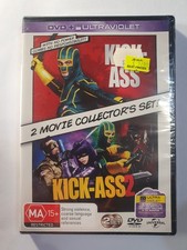 KICK-ASS + KICK-ASS 2 - DVD 2 DISCS - R4 - NEW/SEALED - FREE POST