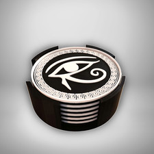 Egyptian Symbolism Coaster Set